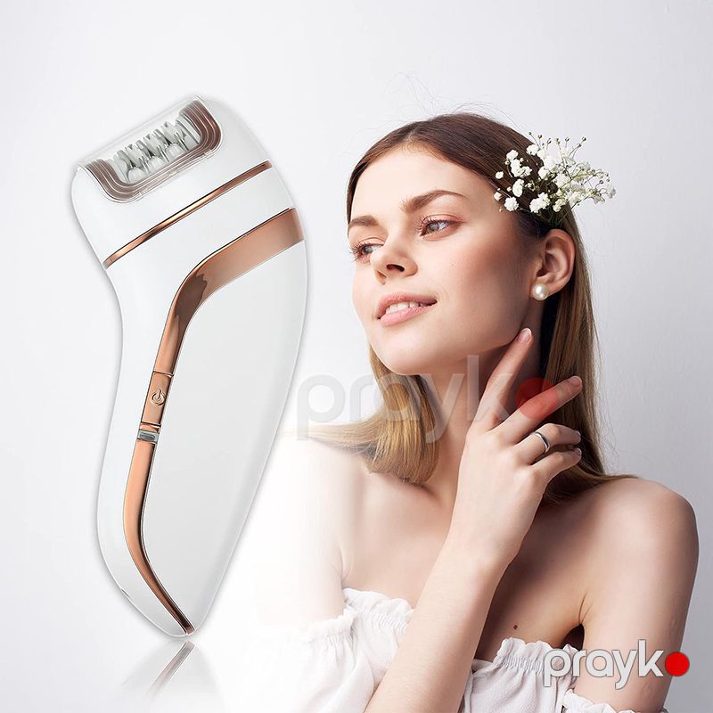 Croiner 3-ü Bir Arada Qadın Epilatoru Elektrikli Simsiz Gold Epilator Qadınlar Üçün Təkrar Doldurula Bilən Portativ Epilator Erqonomik Kompakt Dizayn — Usturalar, trimmerler və epilyatorlar, Bakı (2)