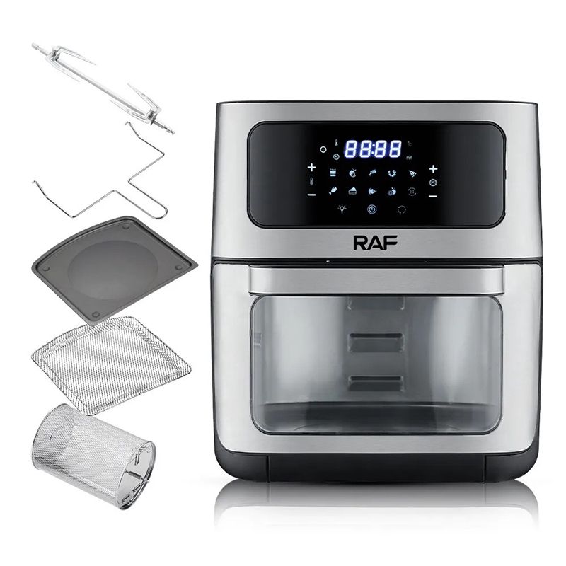 RAF R.5340 Çoxfunksiyalı Sensorlu Ekranlı Böyük Tutumlu Elektirikli Qızardıcı Airfryer 14L — Digər mətbəx texnikası, Bakı (5)
