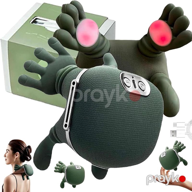 Boyun Masaj Aleti 2000mAh İnfraqırmızı isidici Shiatsu Ağıllı Boyun və Çiyin Masajçısı Elektrikli Masaj cihazı — Masaj aparatları, Bakı (3)