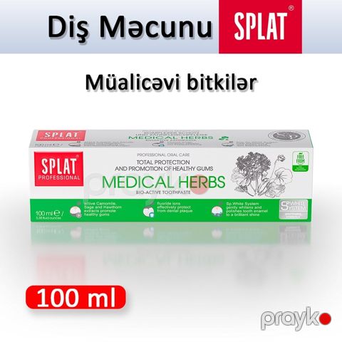 Diş məcunu Splat Medical Herbs 100 ml — Bakı