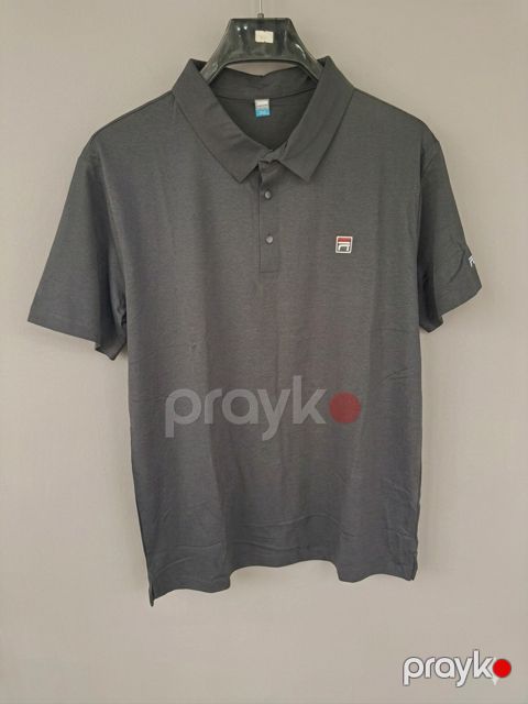 Kişilər üçün polo 2355478. boz, pambıq, ölçü 3XL — Bakı