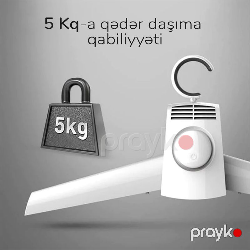 Paltar Və Ayaqqabıların Qurudulması Üçün Elektrikli Asılqan — Mallar, Bakı (2)