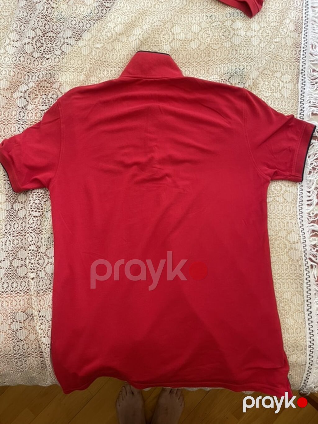 Polo köynək, M, rəng - Qırmızı — Futbolka və polo, Bakı (3)