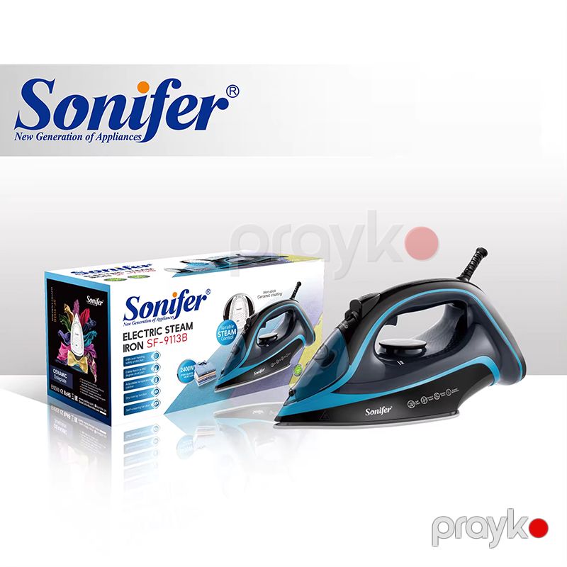 Sonifer SF-9113A Professional Ütü Yüksək Keyfiyyətli Buxarlı Ütü 2400W Gücündə — Ev texnikası, Bakı (6)