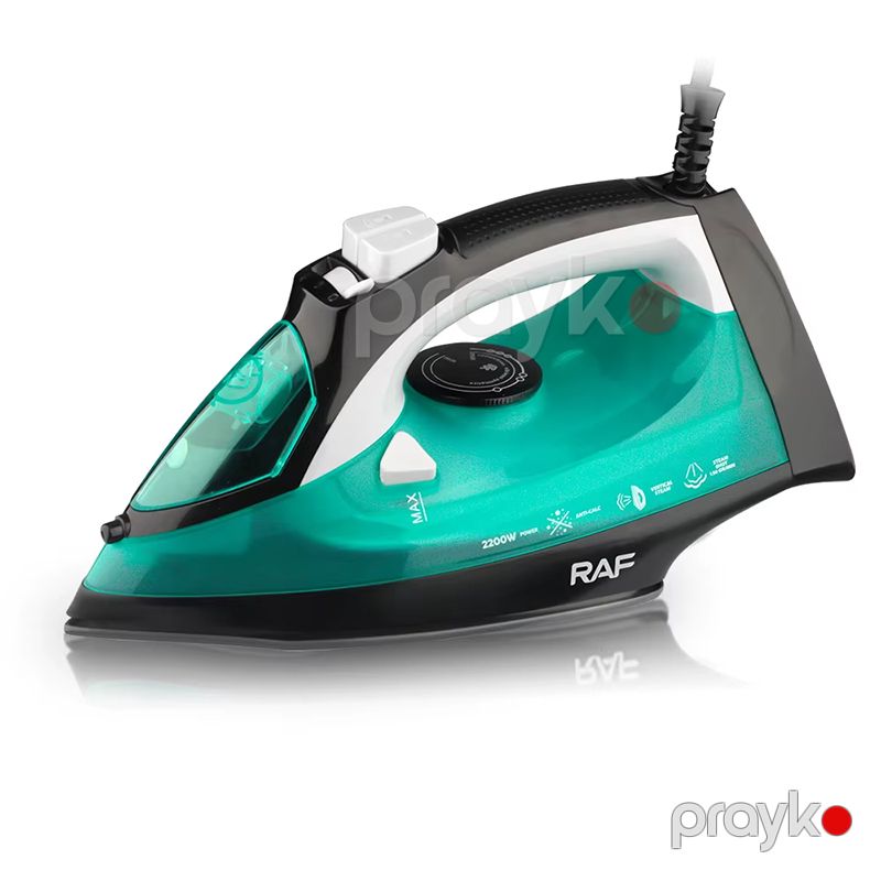 RAF R.1234 Buxarlı Ütü Keramika Altlıqlı Buxarlı Ütü 2200W — Ev texnikası, Bakı (6)