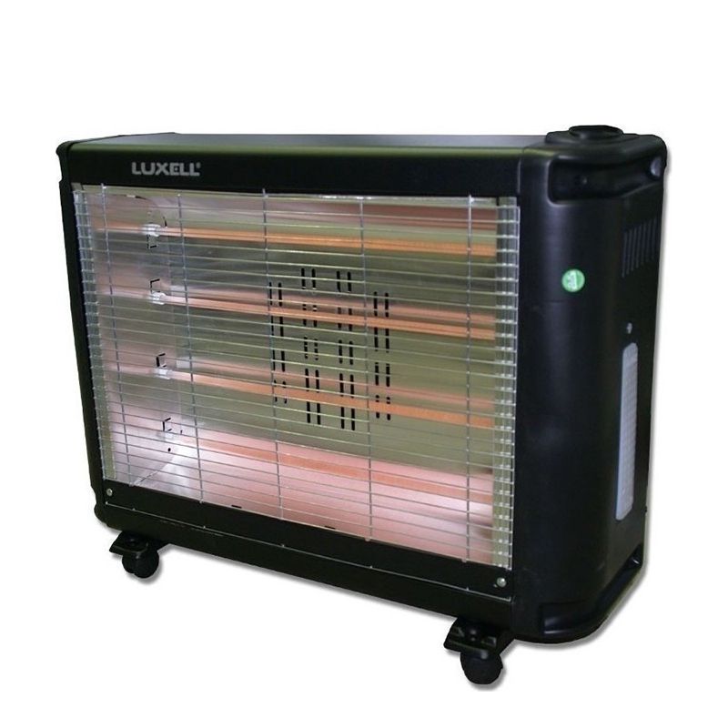 Luxell LX-2811 Elektrikli Qızdırıcı 4 Kvars Borulu Döşəmə Qızdırıcısı Şömine İnfraqırmızı Luxell Qızdırıcısı Kumtel — Isıtıcılar və isı ventilatorları, Bakı (6)
