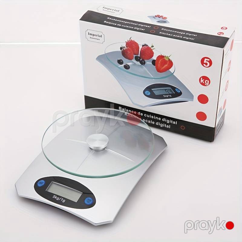 Mətbəx Tərəzisi Elektron Tərəzi Rəqəmsal Şüşə Tərəzi 5kq — Tərəzi, Bakı (7)