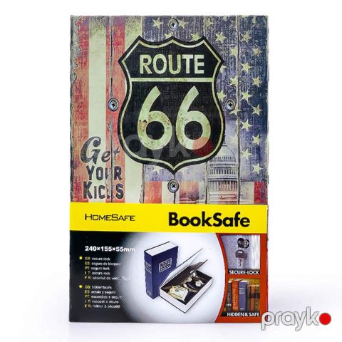 Kitab-seyf Route 66, 24x15.5x5.5 sm — Bakı