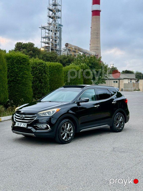 Hyundai Santa Fe, 2.0 L, 2016 il, 150 396 km 88-DF-290 — Avtomobillər, Bakı (5)