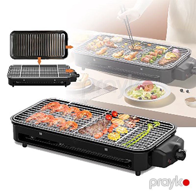 Sokany Çoxfunksiyalı Eıeltrikli Barbekü Qril Manqal 1500W Gücündə Yapışmaz Oda Davamlı Yapışmayaz Polad Örtük — Toster və vaflyasıcı, Bakı (2)