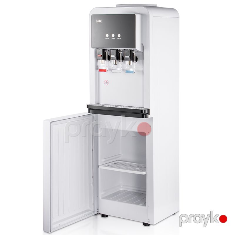 RAF R.11018 - Elektrikli LED Ekran İsti Soyuq Su Dispenseri, Məişət İstifadəsi üçün Şkaflı Plastik Korpuslu Soyutma Sistemi — Mallar, Bakı (2)