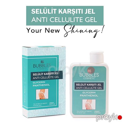 Bs Bubbles Cosmetik Serisindən Dəri Sıxlaşdırıcı Selülit və Çartlaqları Aradan Qaldıran Gel 150ml Selulitə Qarşı krem — Bakı