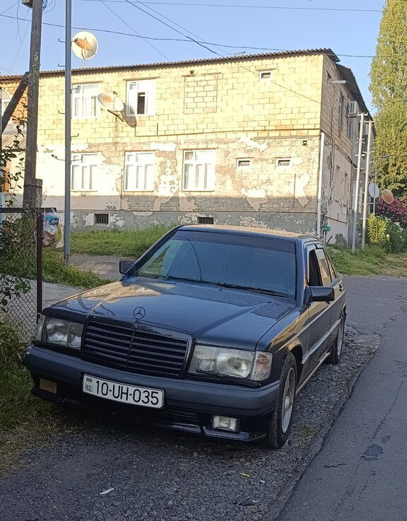Mercedes 190, 1989 il, 456000 km 10-UH-035 — Avtomobillər, Zaqatala (12)