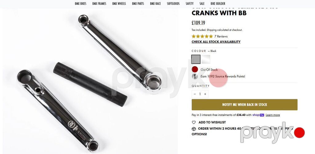 Rama wethepeople Qabag disk (BSD) Təkər (Cult&Vans) Crankset — BMX, Sumqayıt (2)