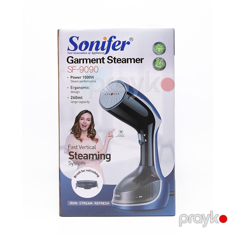 Peşəkar Sonifer SF-9090 Buxar Ütüsü Böyük Tutumlu Elektrikli Buxarlı Ütü 150ml Yüksək Güclü Unversal 15000W Paltar Ütüsü — Ev texnikası, Bakı (6)