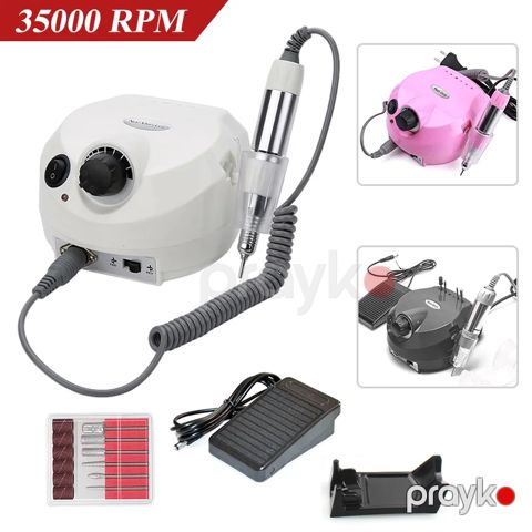 35000RPM Elektrikli Dırnaq Aparatı Salon Üçün Güclü Dırnaq Maşını Elektrikli Manikür Aparatı DM-202 — Bakı