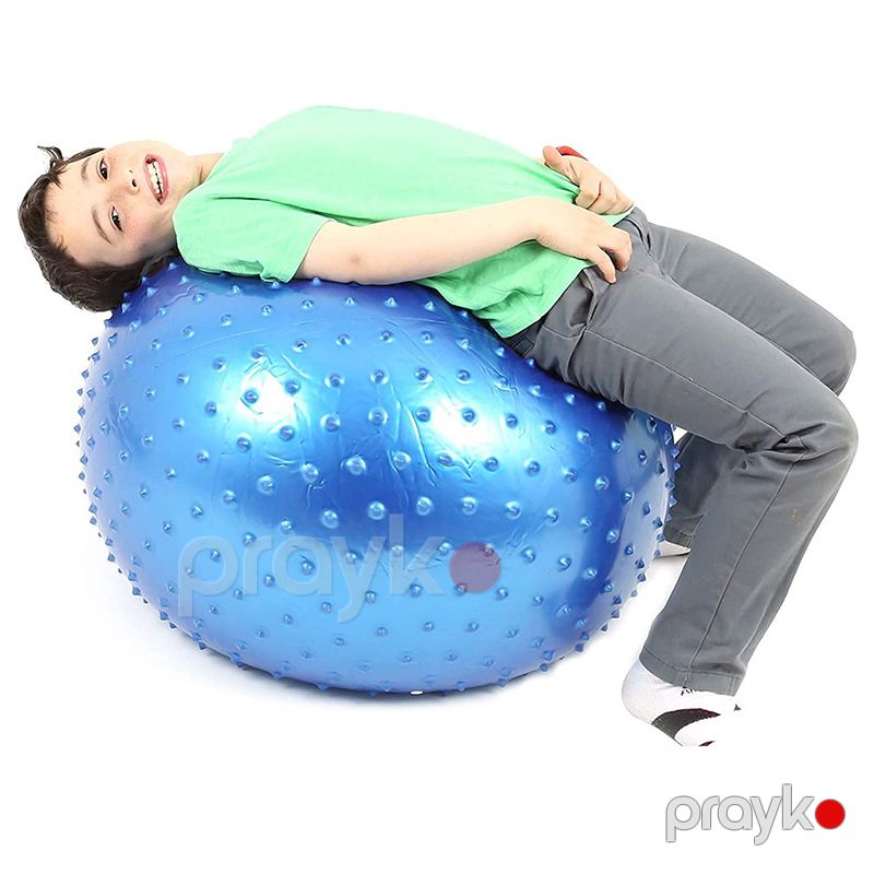 Masaj Funksiyalı Tikanlı Yoga Pilates Aerobik Gimnastika Topu 75 sm 150Kq Daşıma Qabilliyətinə Malik Yoga Plates Topu — Fitness və yoqa, Bakı (6)