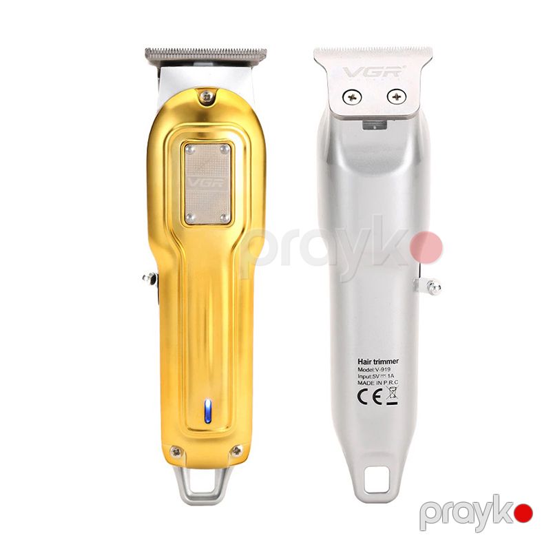 Yeni Tənzimlənən VGR Professional Elektrikli Saç Kəsmə Makinası Kişilər Üçün LED İşıqlı Peşəkar Gold Trimmer — Usturalar, trimmerler və epilyatorlar, Bakı (4)