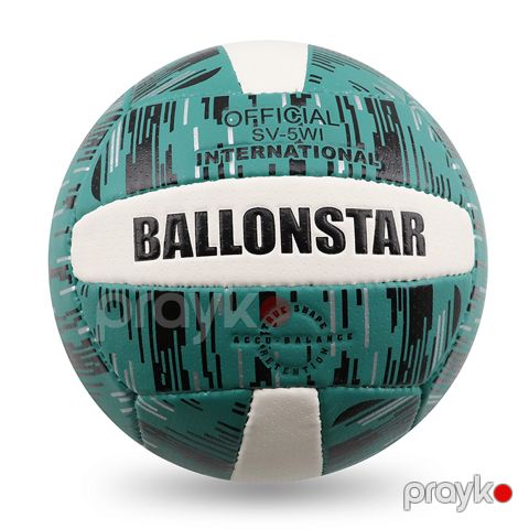 Yaşıl Rəngli Ballonstar Voleybol Topu Komanda Voleybol Və Çimərlik Oyunları Üçün Uyğun Voleybol Təlim Topu SV-5W — Bakı