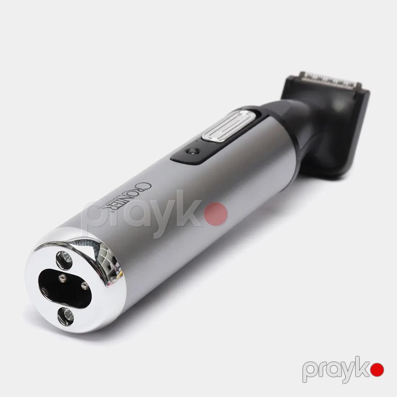 Portativ Cronier Saqqal Bığ Üçün Simsiz Paslanmaz Polad Kişi Burun Qulaq Trimeri CR-205G — Usturalar, trimmerler və epilyatorlar, Bakı (4)
