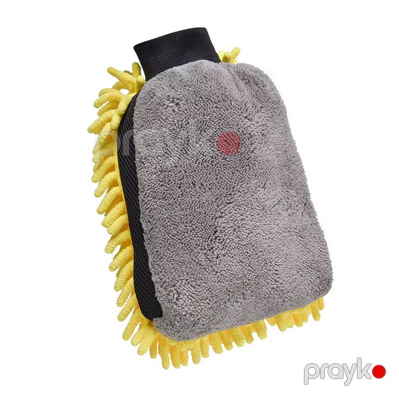 Avtomobil yumaq üçün süngər əlcək Microfiber Maşın Yuma Əlcəyi Qalın Avtomobil Təmizləmə Əlcəyi — Ehtiyat hissələri və aksesuarlar, Bakı (3)