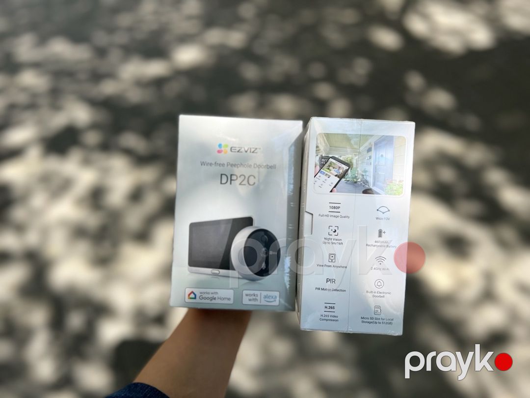 Ezvız DP2C Wire-free Peephole Doorbell — Ağıllı ev və təhlükəsizlik, Sumqayıt (2)