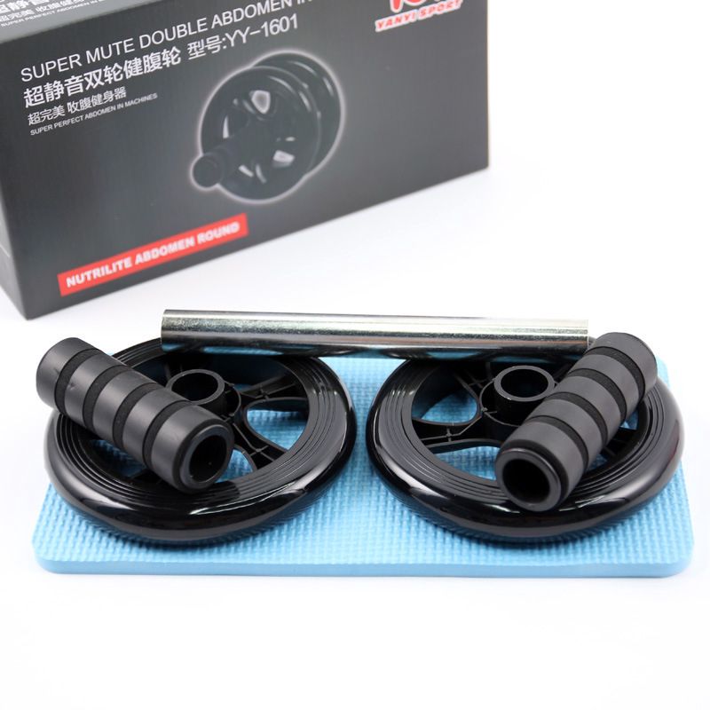 Press Çarxı Super Səssiz İki Təkərli Abdominal Məşq Roller — Fitness və simulyatorlar, Bakı (5)