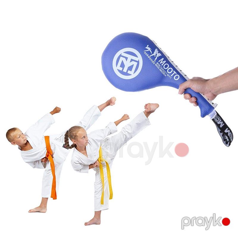 Göy Rəngli Mooto Klassik Taekvando Lapası Dayanıqlı Taekvondo Süngər Ayaq Hədəfi Boks Sanda Məşqo Üçün Kick Pad — İdman, hobi, istirahət, Bakı (5)