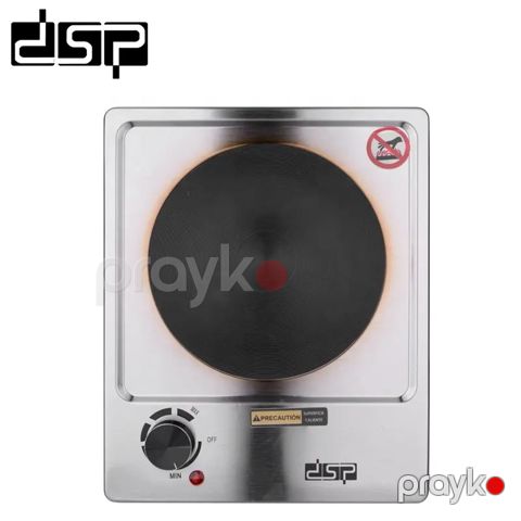 DSP Elektrik Sobası 1500W Gücündə Tək Ocaqlı Elektrikli Soba 185 MM Diametrli Paslanmaz Polad Stolüstü Plitə — Bakı