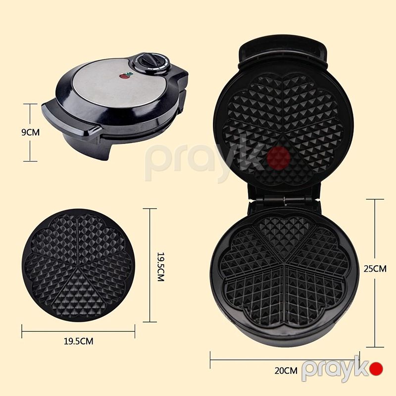 Sokany 152 Elektrikli Waffle Maker 1200W Gücündə Yapışmayan Toster Maşını Ev Üçün Waffle Hazırlayıcı — Toster və vaflyasıcı, Bakı (6)