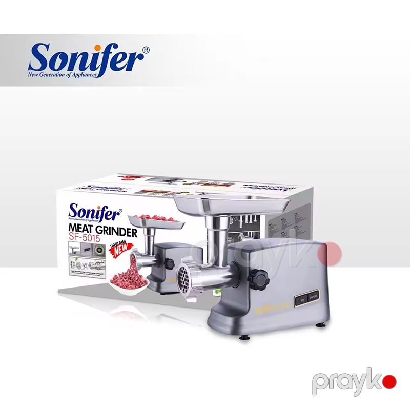Sonifer SF-5015 Yüksək Keyfiyyətli Elektrikli Ətçəkən Maşın Yüksək Güclü 3000W — Digər mətbəx texnikası, Bakı (6)
