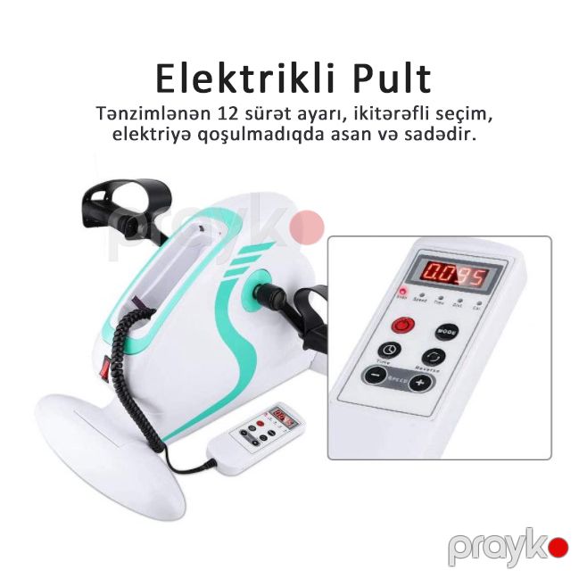 Elektrikli Motorlu Fitnes Təlimçisi Mini İdman Velosipedi Yaşlılar üçün Elektrikli Məşq Velosipedi — Fitness və simulyatorlar, Bakı (3)
