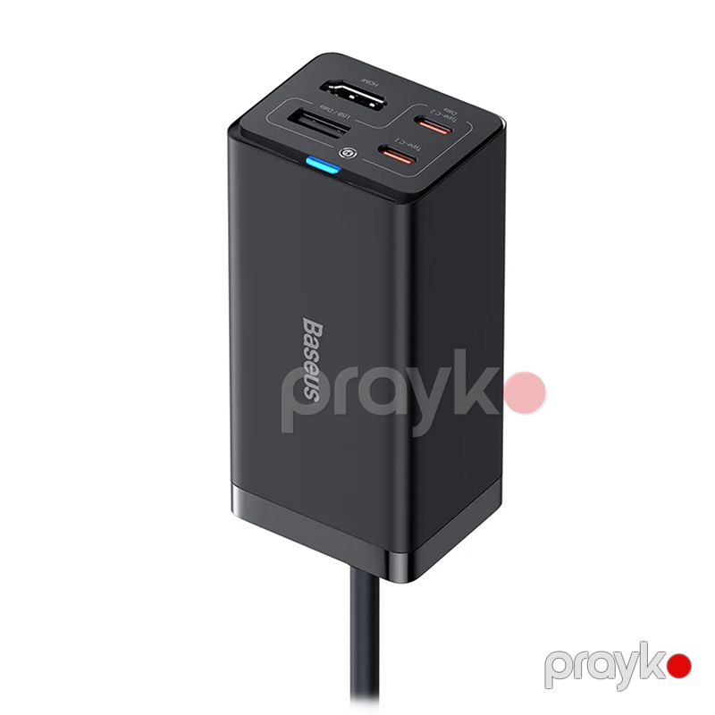 Baseus GaN5 Pro Desktop Fast Charger CCGP110201 67W USB C Şarj cihazı 1.5 m Power cord EU 1U+2C+HDMI — Telefonlar və qadjetlər, Bakı (3)