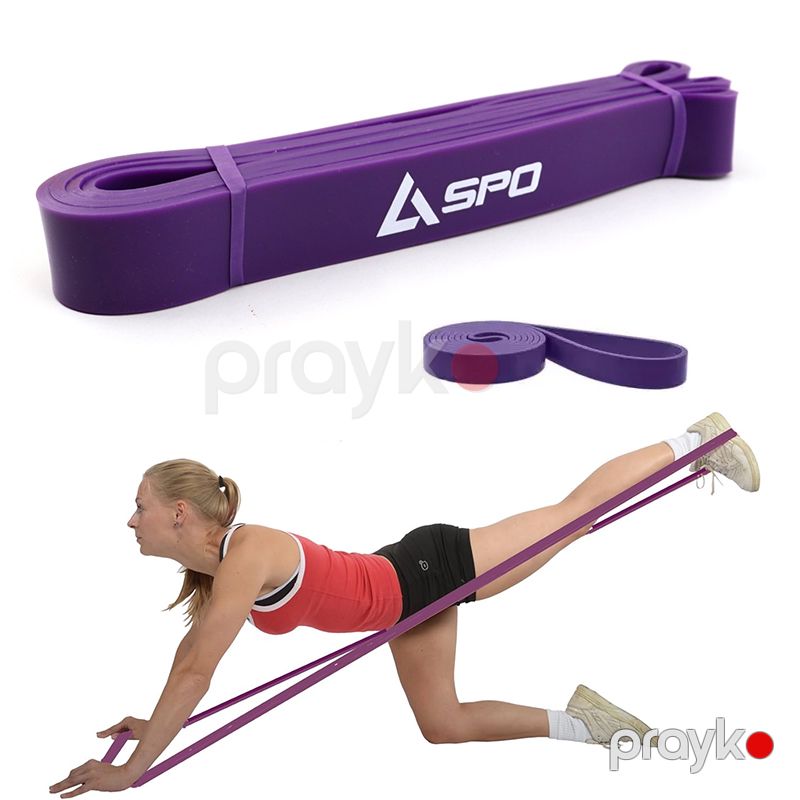Aspo Elastik Bant 16 - 39 Kq Çəkili Dairəvi Jqut Bənövşəyi Orta Ölçülü Ağırlığa Davamlı Fitness Jqutu — İdman, hobi, istirahət, Bakı (2)