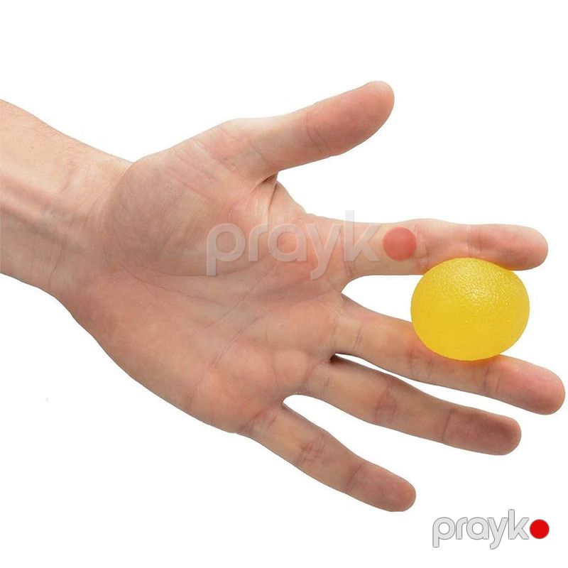 Əl Məşqi Üçün Power Ball Yumurta Formalı Rəngli Əl Məşq Topları Masaj Funksiyalı Yumuşaq Espander Masaj Topu — Fitness və simulyatorlar, Bakı (5)