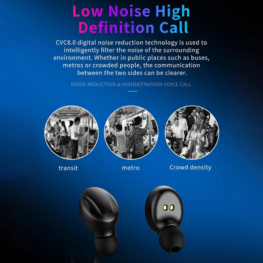 Naqilsiz stereo suya davamlı qulaqlıqlar TWS XG-13 (Bluetooth) — Simsiz qulaqlıqlar, Bakı (8)