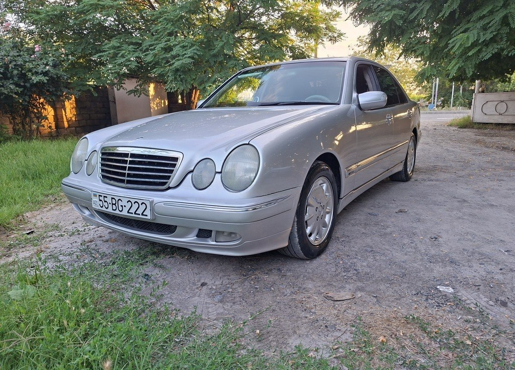 Mercedes E 320, 1999 il, 365000 km 55-BG-222 — Avtomobillər, Şəki (8)