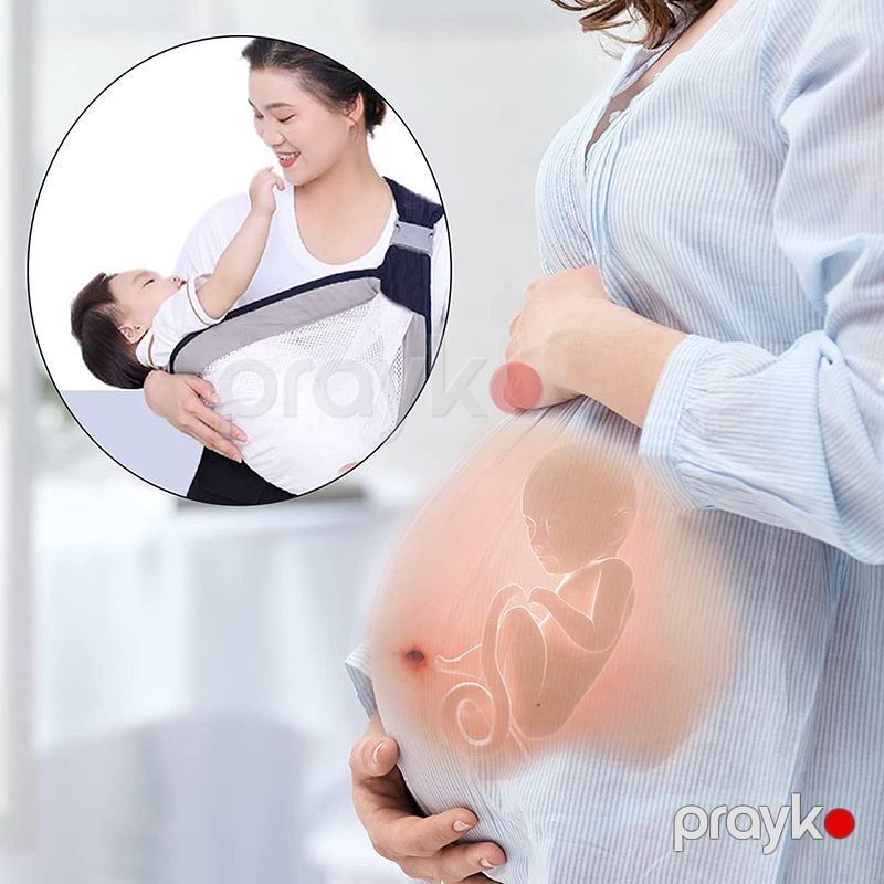 Drozıp Yeni Doğulmuş Körpə Uşaqlar Üçün Sling Örtüsü İkili İstifadəli Yumşaq Mesh Parça Körpə Daşıyıcı Sarğısı Yarım Bükülmüş Sling Beşik — Mallar, Bakı (4)