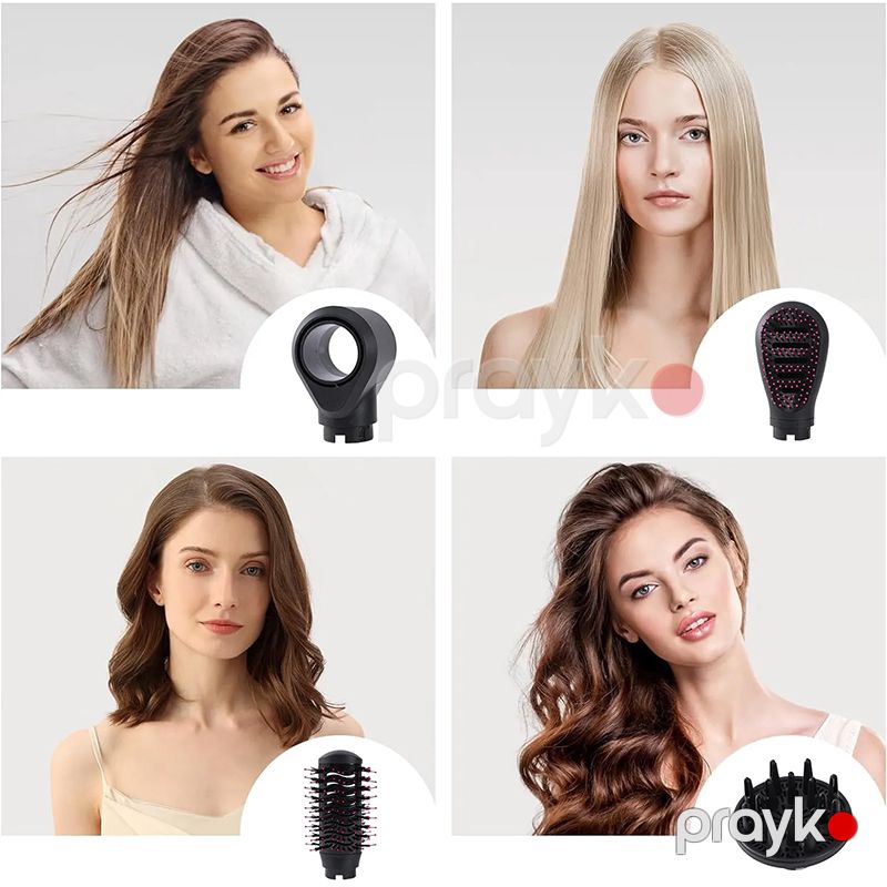 Moehair MO-7156 Çoxfunksiyalı 4 Başlıqlı Saç Şəkilləndirici Fen Saç Quruducu Fen Hava Feni — Fən, Bakı (2)
