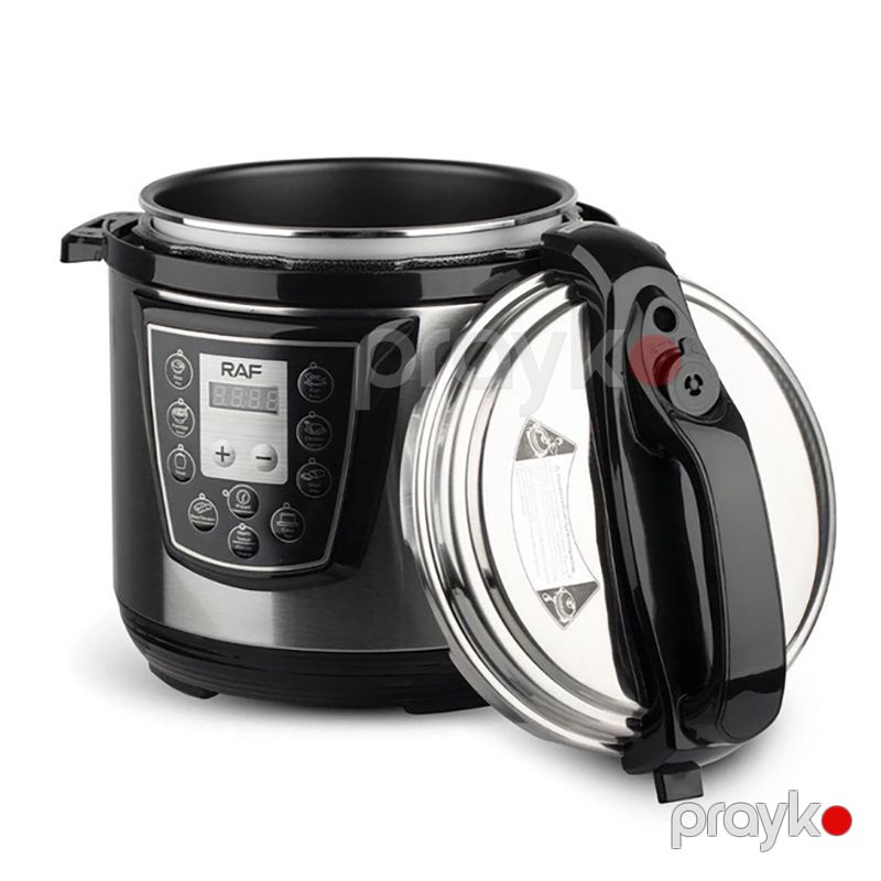 6L Çox ProqramlI Düyü Ət Bişirci Paslanmayan Polad RAF R.177 Elektrik Qazanı 1000W Parovarka — Qablar və mətbəx əşyaları, Bakı (2)