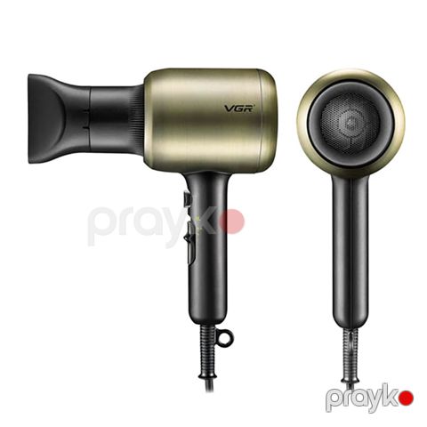 VGR Professional Fen 1800-2200W Yüksək Sürətli Peşəkar Salon Saç Quruducu Hava Feni V-453 — Bakı