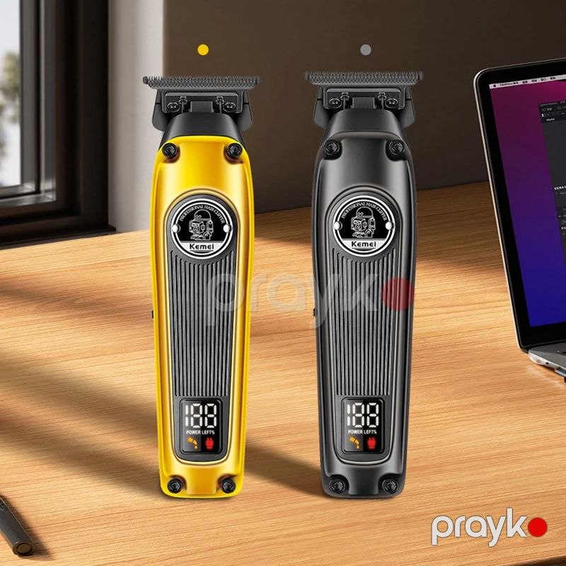 Kemei KM-1855 Saç Saqqal Təraş Maşını Yüksək Keyfiyyətli Professional Kişi Üçün Trimmer — Usturalar, trimmerler və epilyatorlar, Bakı (4)