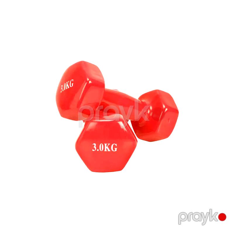Sweat Kauçuk Örtüklü Qantel Dəsti 2x 3kq Toplam Ağırlıq 6kq — Fitness və simulyatorlar, Bakı (2)