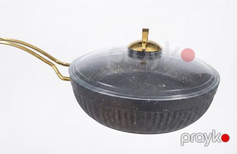 Tava, qranit, qara, 24 sm — Bakı