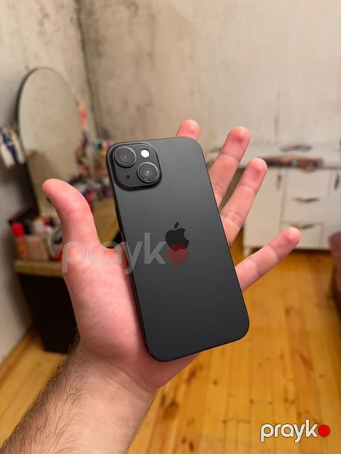 IPhone 15, 128 GB, Qara, Face ID — Bakı