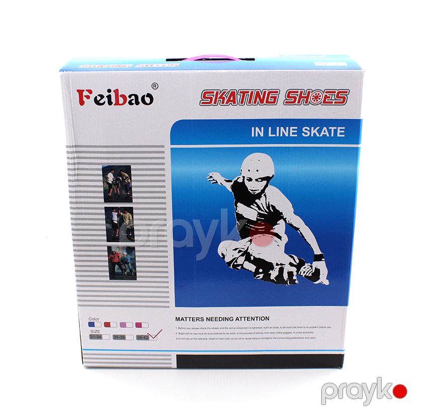 FeiBao Tənzimlənən LED Flaş Roller Skating Shoes Rolik Pink Feibao Rolik — Geyim, ayakkabı, aksesuarlar, Bakı (6)
