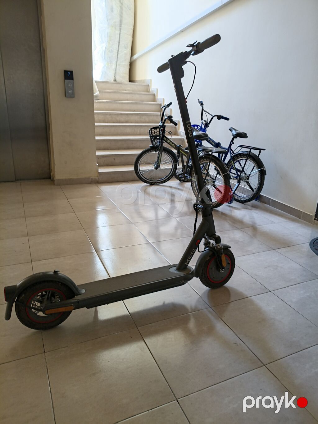 Elektrik skuter – ToBa ST-555 - Güclü ön və arxa təkərlər — Skuterlər, Qobu (3)