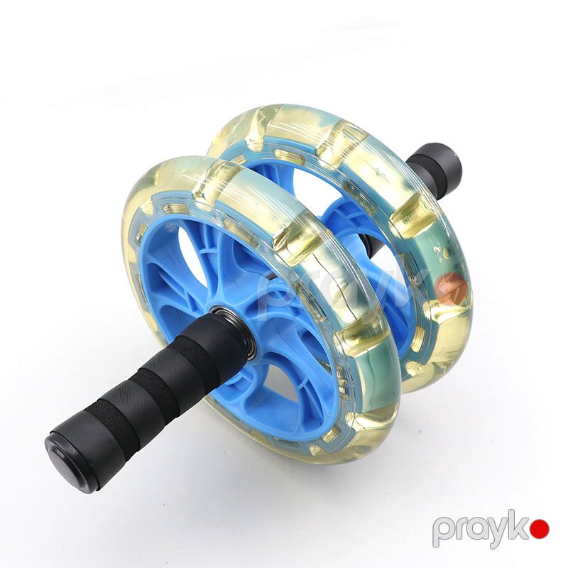 Wheel Press Səssiz İki Təkərli Abdominal Press Çarxı Qarın Əzələ Məşq Aləti — İdman, hobi, istirahət, Bakı (2)