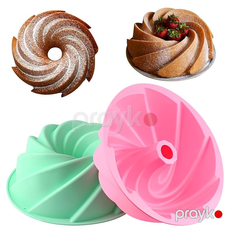 Silikon bişirmə qabı İstiliyə davamlıqalın silikon qəlib təkrar istifadə edilə bilən silikon tort keks qabı — Qablar və mətbəx əşyaları, Bakı (6)