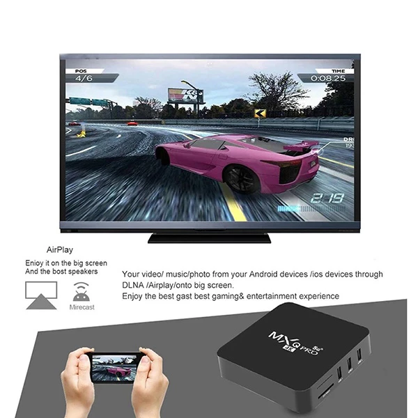 Mediapleyer televizor qoşması MXQ Pro 5G 4/64 GB Android 11.1. Hədiyyə: Smart TV və Android TV konsollar üçün Touchpad panel ilə i18 mini klaviaturası — Elektronika, Bakı (4)